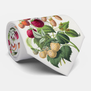 Cravate fraise vintage