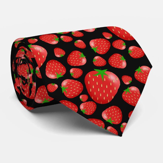 Cravate Fraises (Roulé)