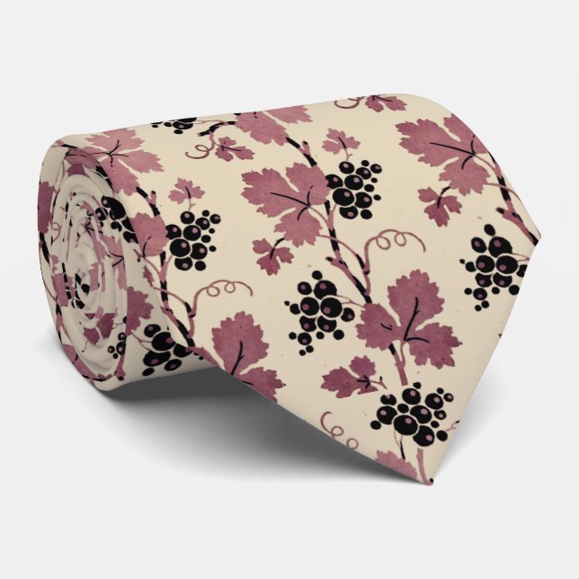 Cravate française vintage de vigne (Roulé)