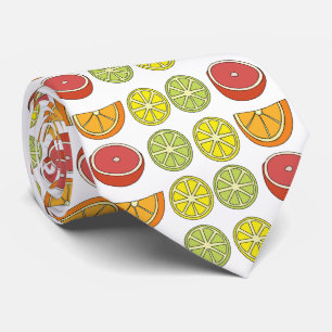 Cravate Fruit aux agrumes