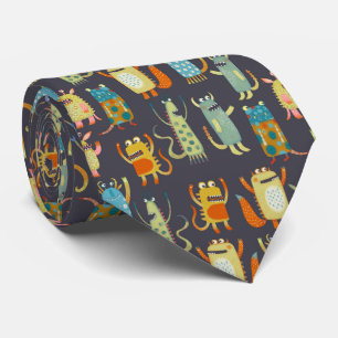 Cravate Fun Monster Halloween Motif