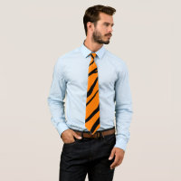 Funky Orange Zebra Imprimer Motif rayures
