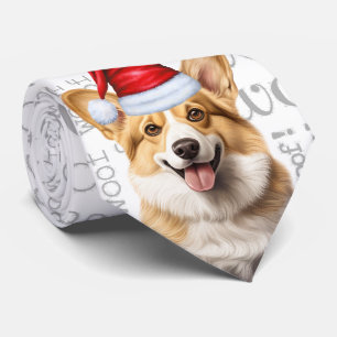 Cravate Funny Pembroke Welsh Corgi Amoureux des chiens de