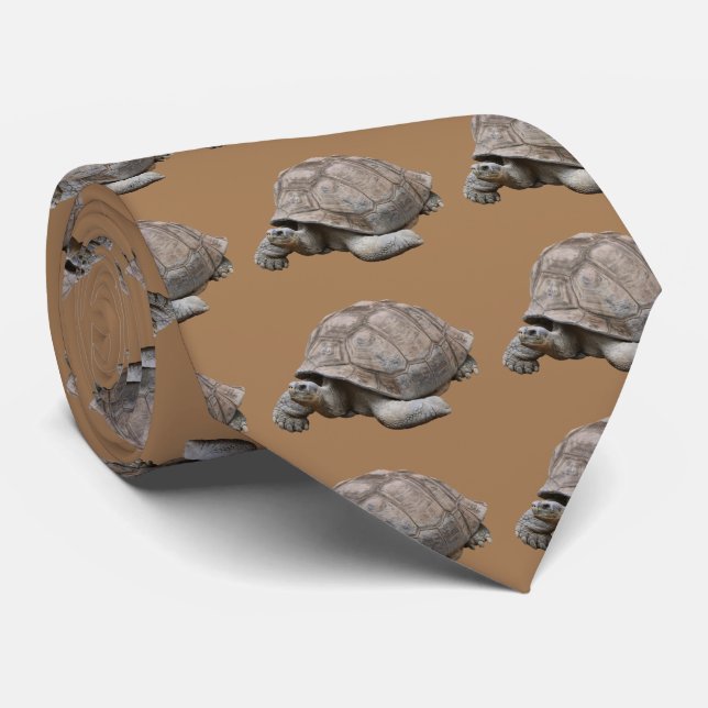 Cravate Galápagos tortue géante ク タ イ (Roulé)