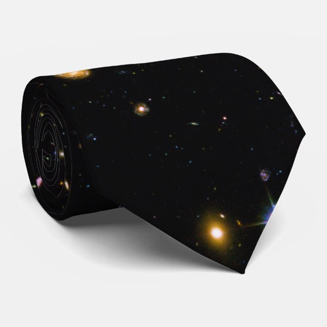 Cravate Galaxies profondes de champ de Hubble (Roulé)