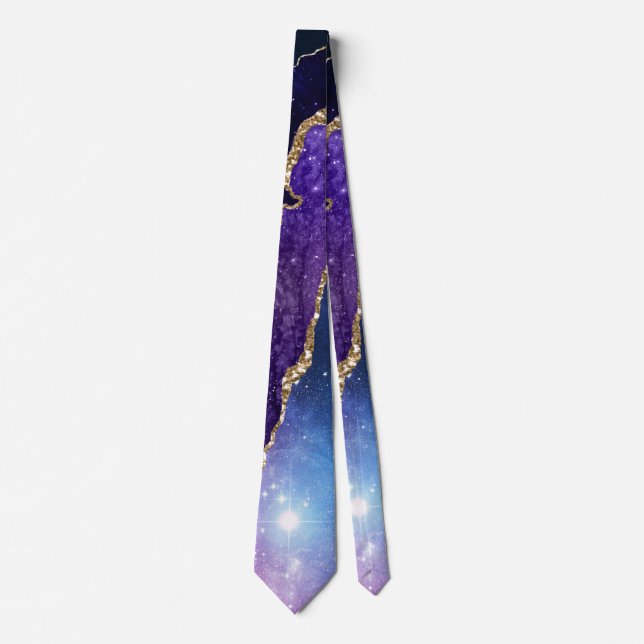 Cravate Galaxy Agate Series Design (Devant)