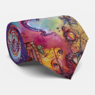 CRAVATE GARDEN OF THE LOST SHADOWS, FLYING RED DRAGON TIE