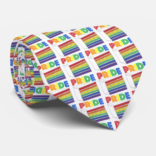 CRAVATE Gay pride de tranche de gâteau de la couch