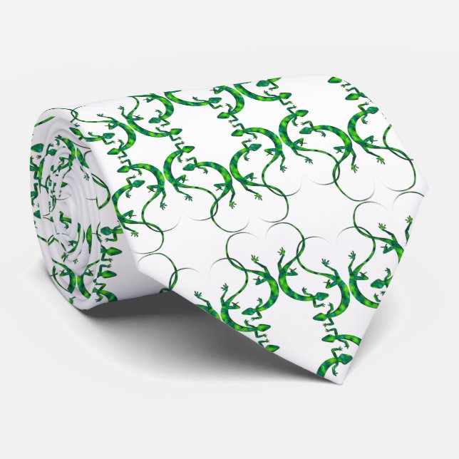 Cravate Geckos (Roulé)