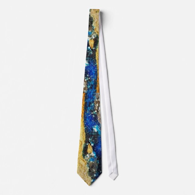 Cravate Gem Chalcanthite (Devant)