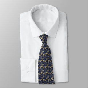 Cravate Gingko Feuille Necktie
