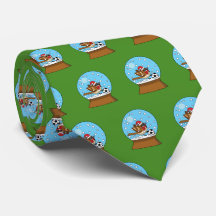 Globe de neige avec un moineau mignon jouant au so