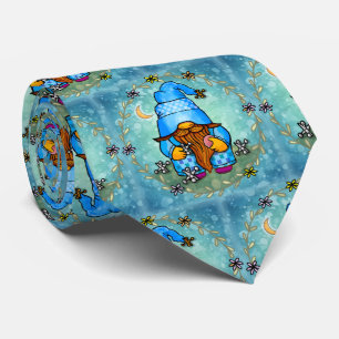 Cravate Gnome jouant des jacks