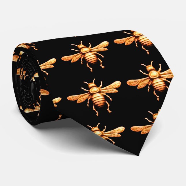 CRAVATE GOLD HONEY BEE (Roulé)