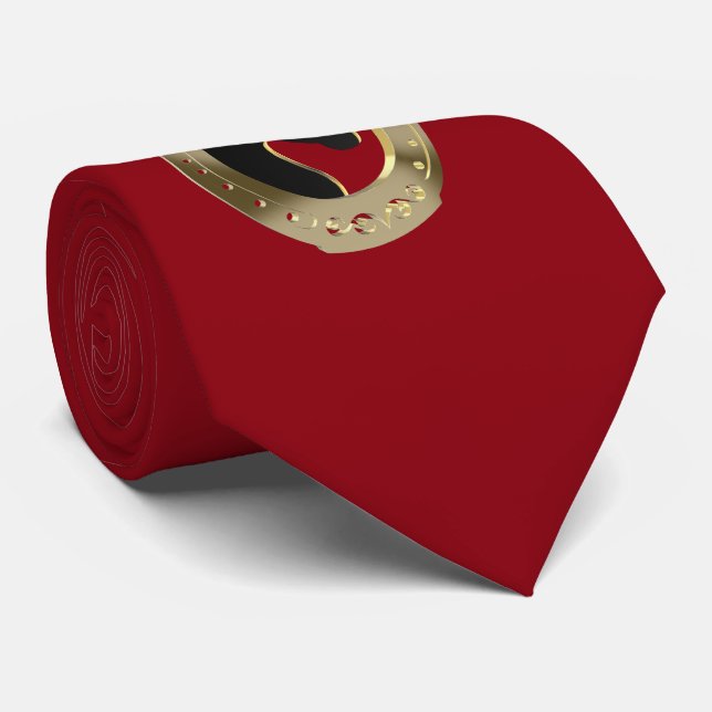 Cravate Golden horseshoe (Roulé)