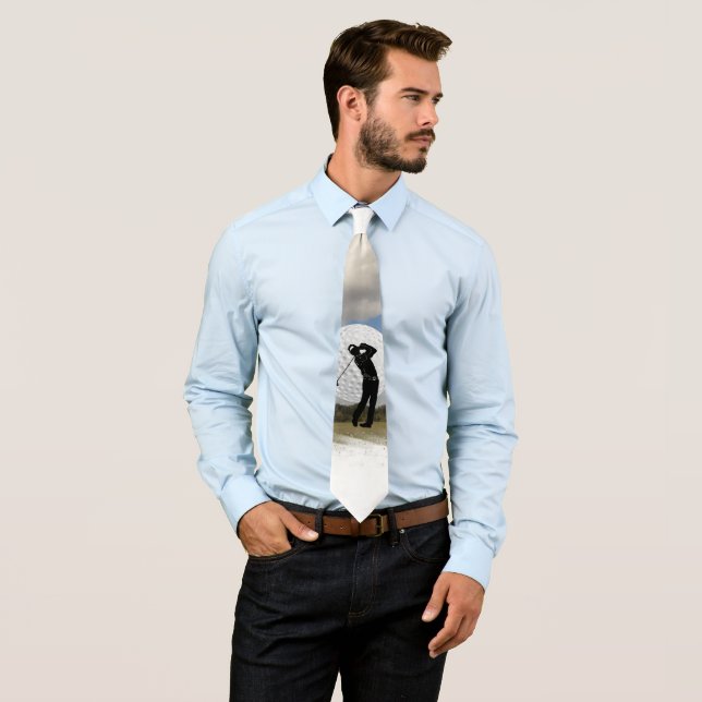 Cravate Golf Et Golfs (En situation)