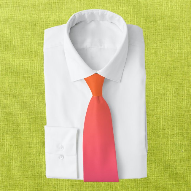 Cravate Gradient orange et rose (Créateur téléchargé)
