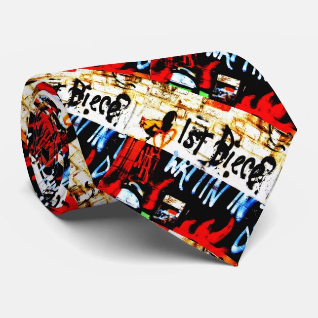 Cravate Graffiti (Roulé)