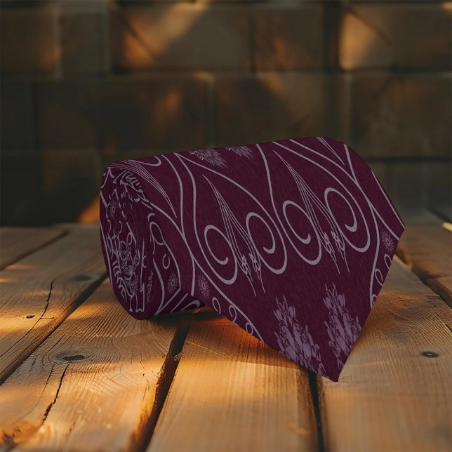 Cravate Graines de pieuvre textile fibreuse à la vinificat (Créateur téléchargé)