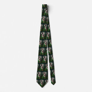 Cravate Grand chien Danse en tenue de la Saint Patrick