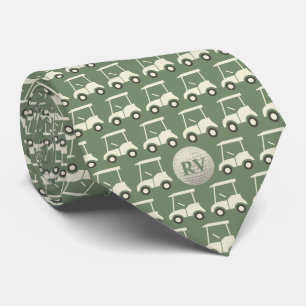 Cravate Green Golf Panier Monogram Golf Ball
