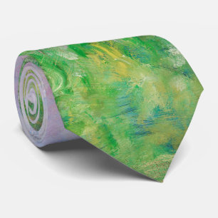 Cravate Green Meadow par Renoir Impressionniste Peinture