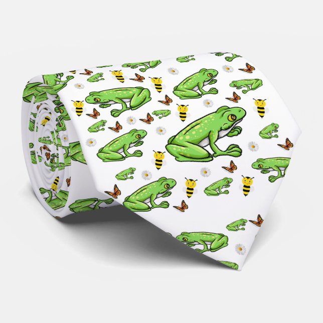 Cravate Grenouilles de concepteurs (Roulé)