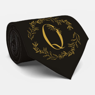 Cravate Groomsmen noir fumé