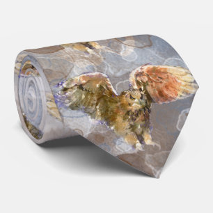 Cravate Guerre Eagle dans l'aquarelle