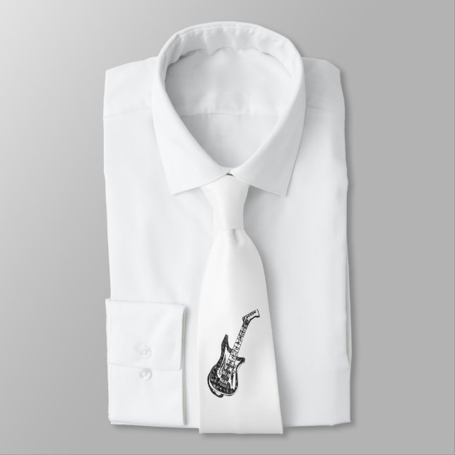 Cravate Guitare électrique (Attaché)