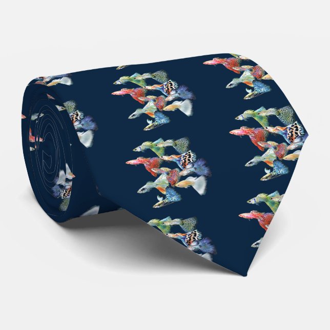 Cravate Guppies (Roulé)
