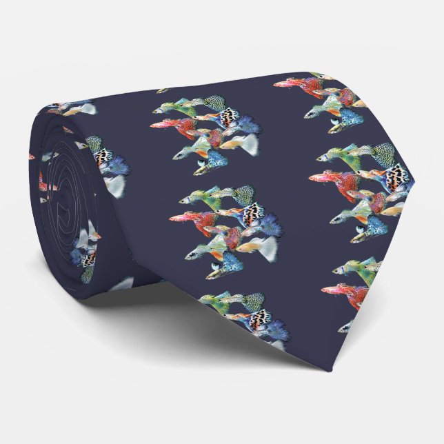 Cravate Guppies (Roulé)