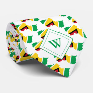 Cravate GUYANA Écriture chrétienne Monogramme