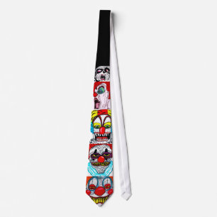Cravate HALLOWEEN MONSTER CLOWNS