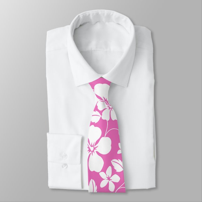 CRAVATE HAWAIIAN HULA (ROSE) (Attaché)