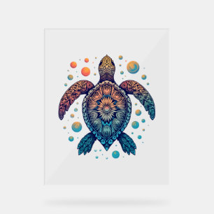 Cravate Hawaiian Sea Turtle-Dye Hawaii Vacances Pl