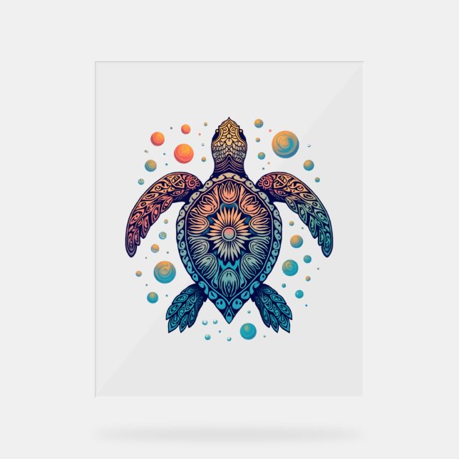 Cravate Hawaiian Sea Turtle-Dye Hawaii Vacances Pl (Recto)