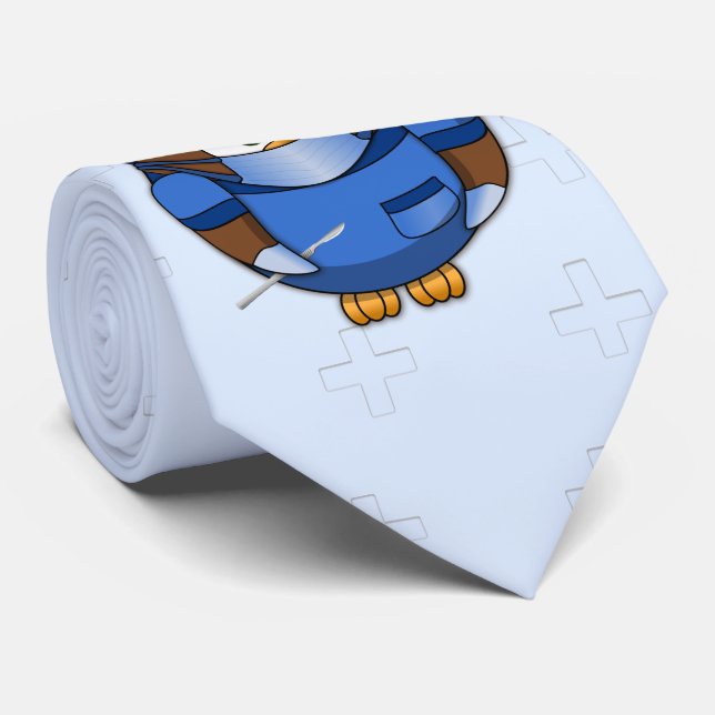 Cravate hibou chirurgien - chirurgie (Roulé)