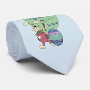 Cravate Hoppy Pâques pour vous Artiste Rabbit