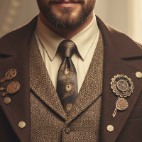 Horloge métallique Steampunk Vintage Industriel