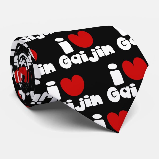 Cravate i heart Gaijin (Roulé)