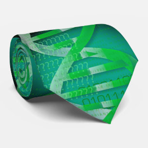 Cravate ID d'ADN Médicale Science Green
