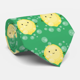 Cravate Illustration de bulles de dessin animé de fruit de
