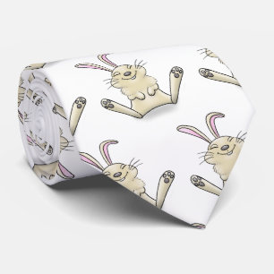Cravate Illustration de dessin de lapin lapin mou