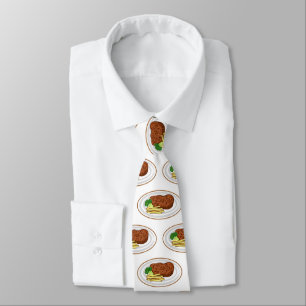 Cravate Illustration de dessin de steak