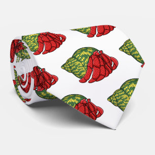 Cravate Illustration du crabe mignon