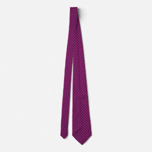 Cravate Impression de fibre de carbone violet Fushia