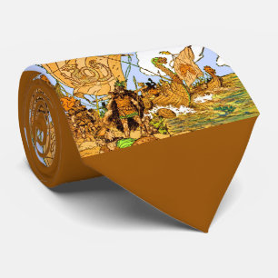 Cravate impression vikings