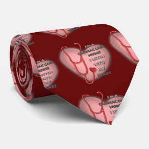 Cravate infirmière en soins cardiaques Red Heart 