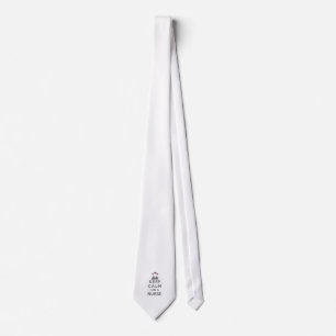 Cravate Infirmière Symbole Garder son calme Je suis infirm